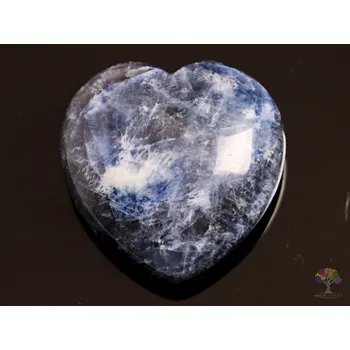 Drahý kámen Magieprirody.cz Srdce Sodalit 40x40 mm - Sodalitové srdce #04