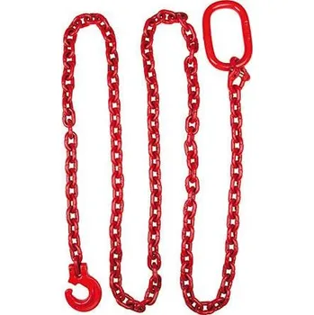Řetěz Tažný řetěz 7 mm L 2,5 m G. 80 červený