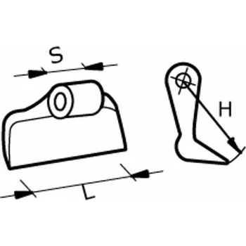 Kladivo Kladivo rovné 94x75x22 mm