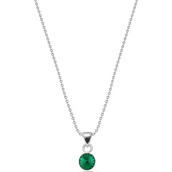 Náhrdelník Náhrdelník zelený se Swarovski Elements Glee N1122SS29EM Emerald