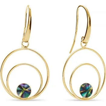 Náušnice Náušnice duhové se Swarovski Elements Glory KWODG1122SS29RD Rainbow Dark