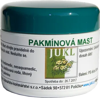 Bylinná léčivá mast Jukl Pakmínová mast 50 ml