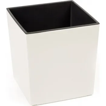 Květináč Plastový květináč Juka 300x300 mm, krémový (119812 007 LA553 JUKA krém lesk 300x300 obal)