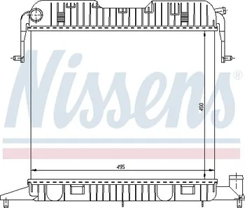 Chladič motoru Nissens 63043