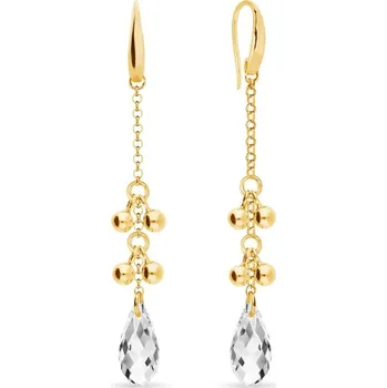 Náušnice Náušnice čiré se Swarovski Elements Triumph KWGROLO6010C Krystal