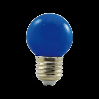 Žárovka LED G45 230-240V 1W COLOURMAX E27 MODRÁ