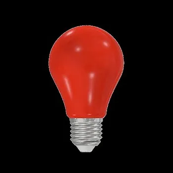 Žárovka LED žárovka A60 230-240V 1W COLOURMAX E27 ČERVENÁ