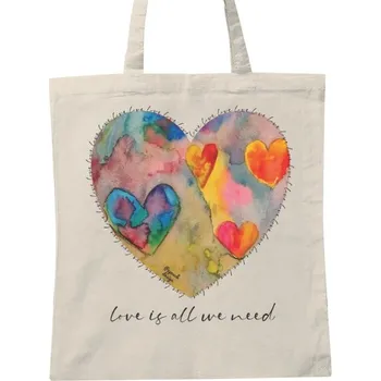 Nákupní taška unisex s potiskem Love is all we need