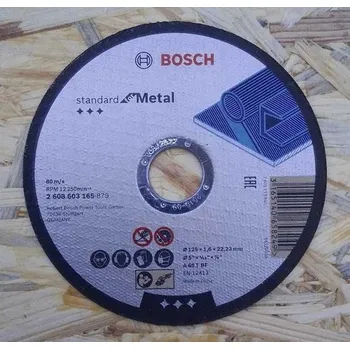 Řezný kotouč Řezný kotouč na ocel 125 / 1,6 mm - Bosch