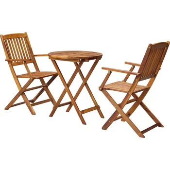 Zahradní sestava vidaXL Skládací bistro set 