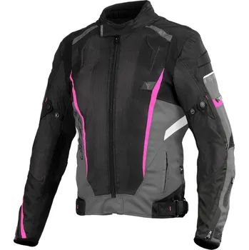 Moto bunda Moto bunda dámská SECA Airflow II Lady černo/růžová M