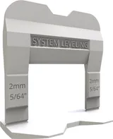 System Leveling Spony 2,0 mm 100 ks