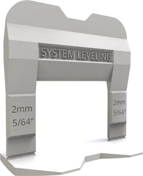 Nivelační přístroj System Leveling Spony 2,0 mm 100 ks