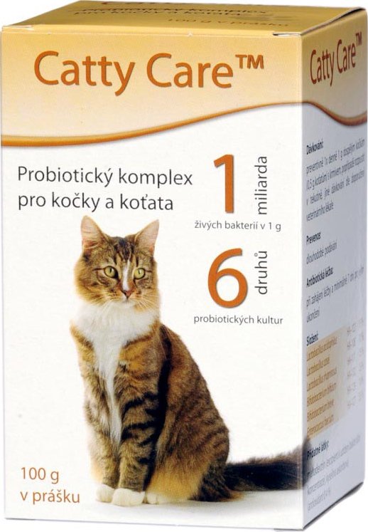Catty Care Probiotika pro kočky a koťata plv 100g
