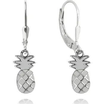 Souprava šperků Letní stříbrné náušnice MINET ANANASY JMAS8021SE00