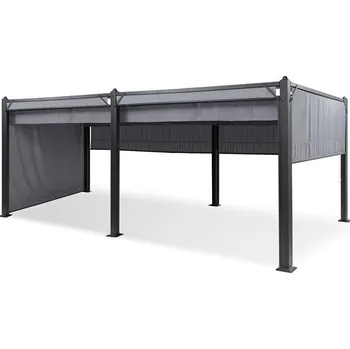 Zahradní altán Blumfeldt Pavilon Pantheon Cortina 3 x 6 m šedý