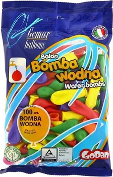 Balónek Gemar Balloons vodní bomby mix barev 8 cm 100 ks