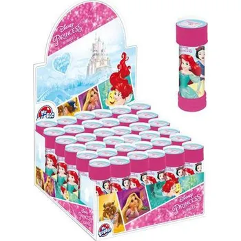 Bublifuk Bublifuk Disney Princezny 55ml dětský bublifukovač s kuličkovým labyrintem