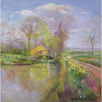 Plakát Plakát, Obraz - Spring Bridge, 1992, Timothy Easton