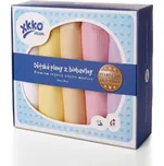 Kikko Biobavlněné dětské pleny XKKO Staré časy 70x70 - Pastels - pro holky - 5ks