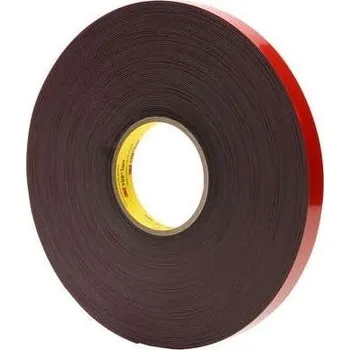 Lepicí páska 3M VHB 4611-F, 9 mm x 3 m, tmavošedá oboustranně lepicí akrylová páska, tl. 1,1 mm