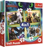 Trefl Puzzle 4v1 Jak vycvičit draka