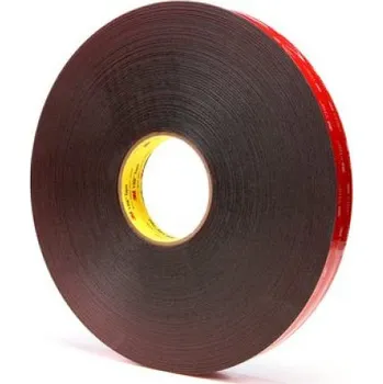 Lepicí páska 3M VHB 5925-F, 19 mm x 33 m, černá oboustranně lepicí akrylová páska, tl. 0,6 mm