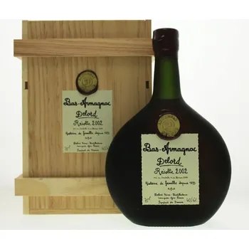 Brandy Armagnac Delord Millésimés - 2002 40% 0,7 (Dřevěný obal)