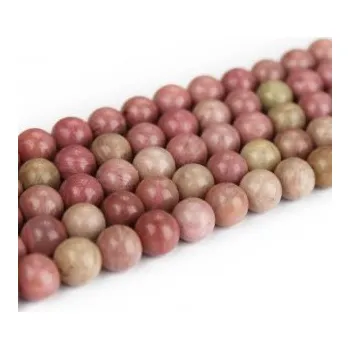 Materiál na výrobu šperku Přírodní rodochrozit korálek 8 mm