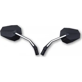 Zrcátko pro motocykl HIGHSIDER - Německo hliníková zrcátka HIGHSIDER STEALTH X3 s pozičním světlem