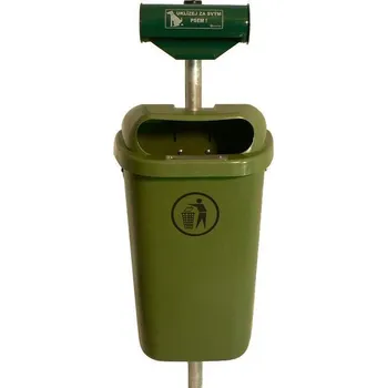 Odpadkový koš Koš se zásobníkem na igelitové sáčky