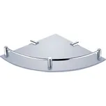 Rohová polička s ohrádkou matovaná NIMCO Bormo