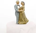 Partydeco Figurka na dort Zlatá svatba…