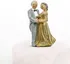 Svatební dekorace Partydeco Figurka na dort Zlatá svatba 12 cm