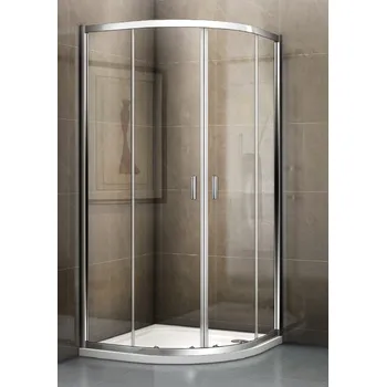 RIHO Sprchový kout HAMAR 2.0 R309-800x800,RIHO Chrome 800 TRANSPARENT-sklo