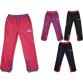 Dívčí kalhoty Zateplené dívčí softshellové kalhoty s fleecem Wolf Wolf: 146