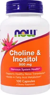 Now Foods Cholin and Inositol 500 mg 100 cps.