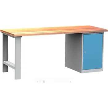 Dílenský stůl Dílenský stůl montovaný PROFI, 1 kontejner, 85 x 200 x 75 cm