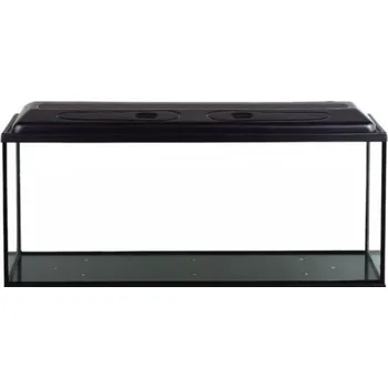 Akvárium Akvarium s osvětlením DIVERSA 240 l rovný černý LED EXPERT bílé 1 trubice