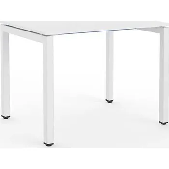 Psací stůl Kancelářský stůl STEEL 1000 x 600 mm, pracovní deska světle šedá