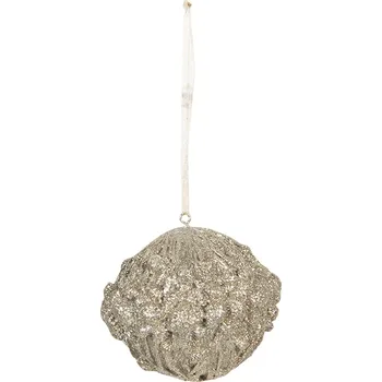 Vánoční ozdoba Vánoční ozdoba zlatá 	Ø 8*7 cm