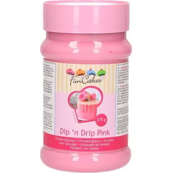 Funcakes G42108 fondánová poleva růžová Jedlá dekorace na dort Funcakes G42108 fondánová poleva růžová