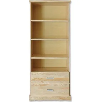 Knihovna Knihovna - Regál se zásuvkami MODERN MO-003, masiv borovice