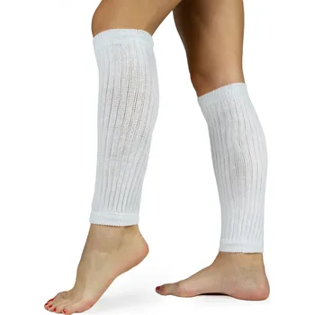 Cyklistické návleky VFstyle bílé Návleky na nohy 35 cm