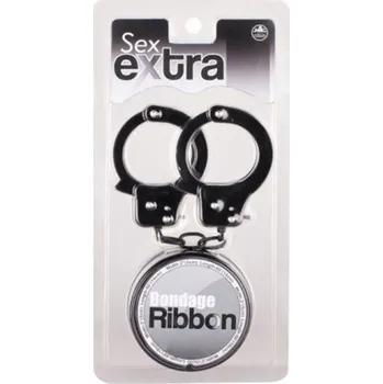 NMC Sex-Extra Bondage / kovová pouta a bondage páska