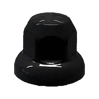 Matice Kryty šroubů matice kol 32 mm nízká černá plastová