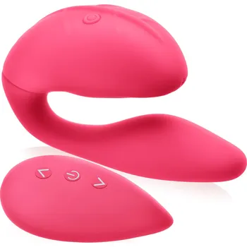 Vibrátor VIBRÁTOR PRO PÁRY, MASAŽÉR STIMULUJÍCÍ KLITORIS, G BOD I PENIS - 7040