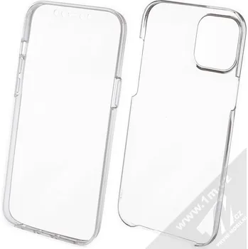 Pouzdro na mobilní telefon 1Mcz 360 Full Cover sada ochranných krytů pro Apple iPhone 12 Pro Max průhledná (transparent)