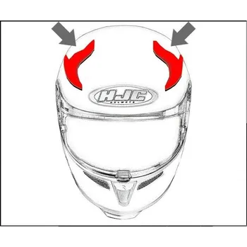 Helma na motorku HJC ventilace FG-JET Horní grey