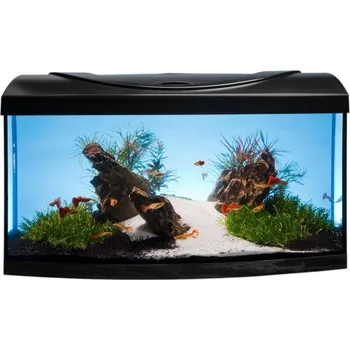 Akvárium Akvarijní set LED EXPERT 54 l černý oblý LED EXPERT bílé 1 trubice